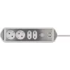 Alargador de corriente Brennenstuhl 1153590420 2m 4 tomas de corriente interior