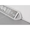Alargador de corriente Brennenstuhl 1153590620 2m 6 tomas de corriente interior plata blanco
