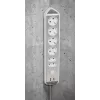 Alargador de corriente Brennenstuhl 1153590620 2m 6 tomas de corriente interior plata blanco