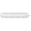 Alargador de corriente Brennenstuhl 1153590620 2m 6 tomas de corriente interior plata blanco