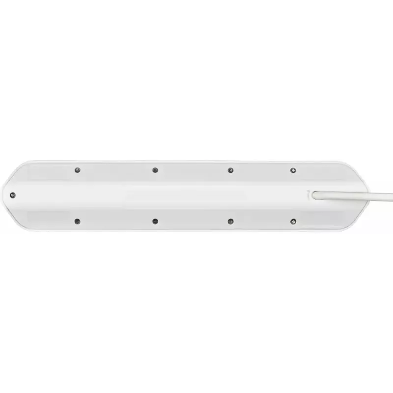 Alargador de corriente Brennenstuhl 1153590620 2m 6 tomas de corriente interior plata blanco