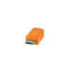Cable USB Tether Tools CUC2515-ORG 4,6 m USB-C Micro-USB B naranja