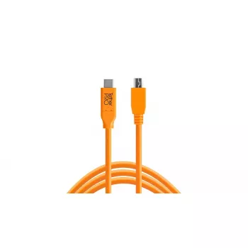 Cable USB Tether Tools CUC2515-ORG 4,6 m USB-C Micro-USB B naranja