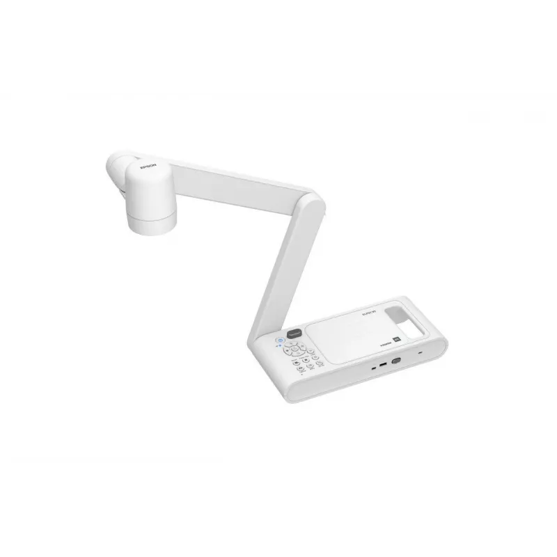 Epson ELPDC30 V12HB09080 cámara de documentos, 4K UHD (3840 x 2160), 13 MP, zoom digital 23x / óptico 10x, CMOS, HDMI/USB/Wi-Fi, blanca