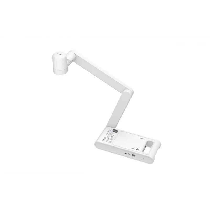 Epson ELPDC30 V12HB09080 cámara de documentos, 4K UHD (3840 x 2160), 13 MP, zoom digital 23x / óptico 10x, CMOS, HDMI/USB/Wi-Fi, blanca