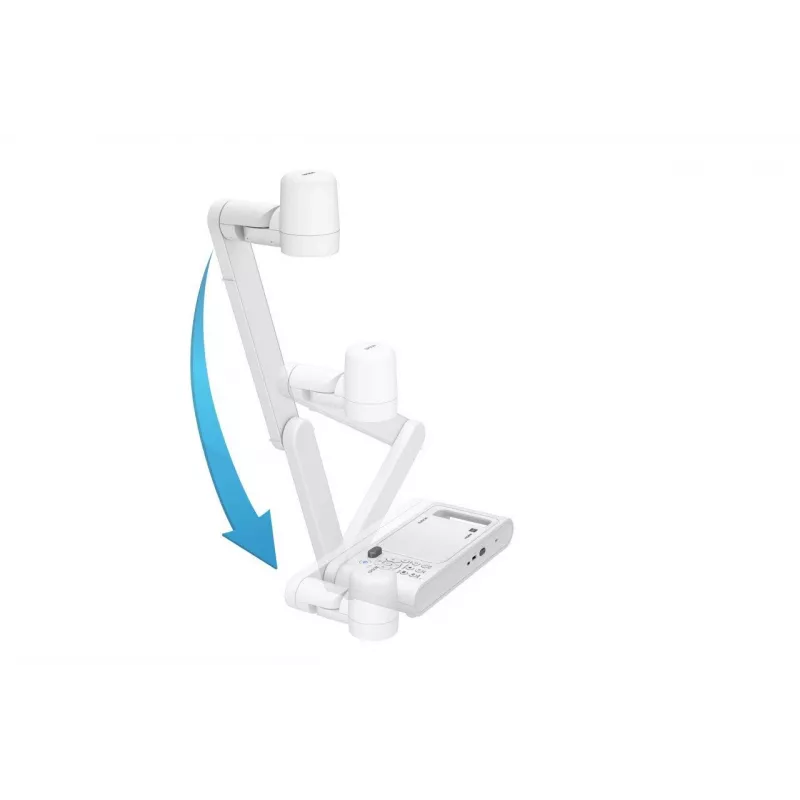 Epson ELPDC30 V12HB09080 cámara de documentos, 4K UHD (3840 x 2160), 13 MP, zoom digital 23x / óptico 10x, CMOS, HDMI/USB/Wi-Fi, blanca