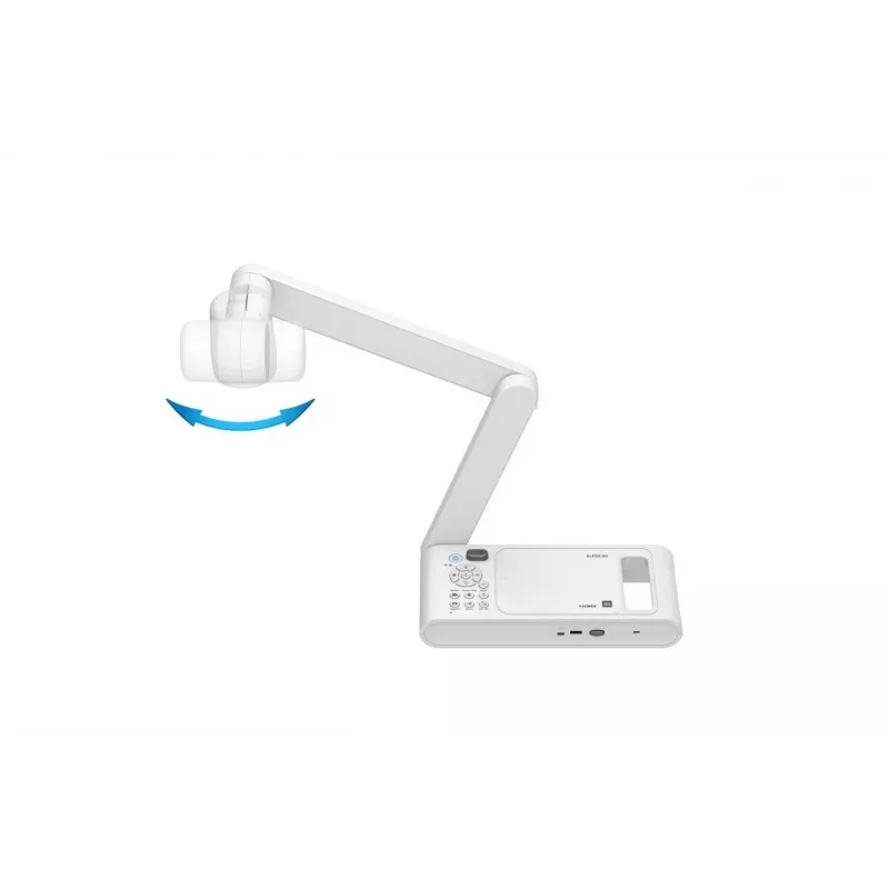 Epson ELPDC30 V12HB09080 cámara de documentos, 4K UHD (3840 x 2160), 13 MP, zoom digital 23x / óptico 10x, CMOS, HDMI/USB/Wi-Fi, blanca