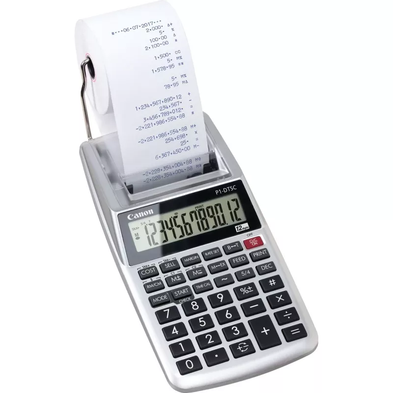 Calculadora de sobremesa con impresora Canon P1-DTSC II EMEA HWB Gris