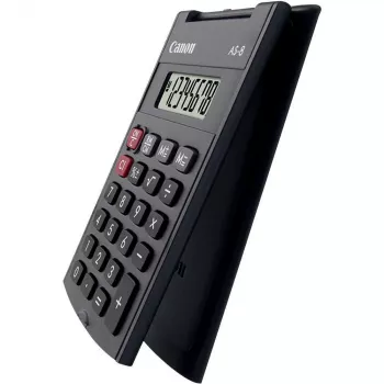 Calculadora de bolsillo Canon AS-8 con pantalla Gris
