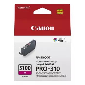 Cartucho de tinta Canon PFI-5100 M 1 ud. original magenta