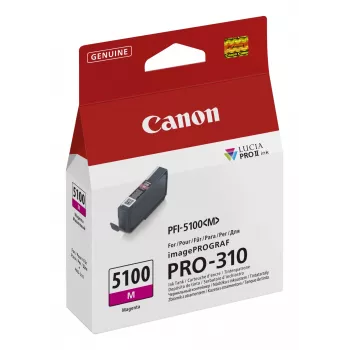 Cartucho de tinta Canon PFI-5100 M 1 ud. original magenta