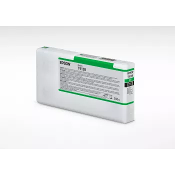 Cartucho de tinta Epson T913B verde (200 ml), rendimiento estándar, verde, tinta pigmentada, 200 ml, 1 ud.