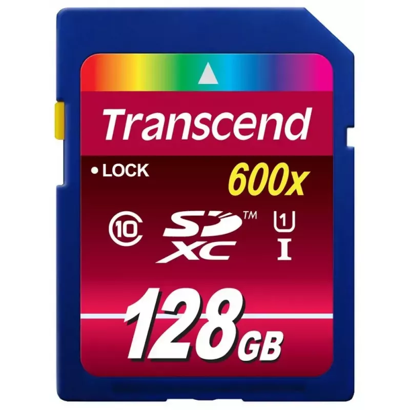 Memoria flash Transcend 128 GB SDXC UHS-I 600x TS128GSDXC10U1