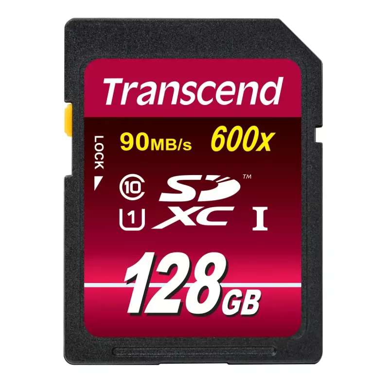 Memoria flash Transcend 128 GB SDXC UHS-I 600x TS128GSDXC10U1