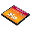 Tarjeta CompactFlash Transcend TS16GCF133 16 GB, 50 MB/s lectura, 20 MB/s escritura