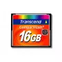 Tarjeta CompactFlash Transcend TS16GCF133 16 GB, 50 MB/s lectura, 20 MB/s escritura