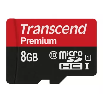 Memoria flash Transcend 8 GB MicroSDHC Class 10 UHS-I TS8GUSDCU1