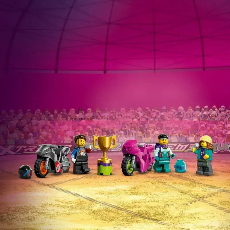 LEGO Set LEGO City Stuntz 60361 Ultimate Stunt Riders Challenge – Set de juego de moto acrobática