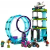 LEGO Set LEGO City Stuntz 60361 Ultimate Stunt Riders Challenge – Set de juego de moto acrobática
