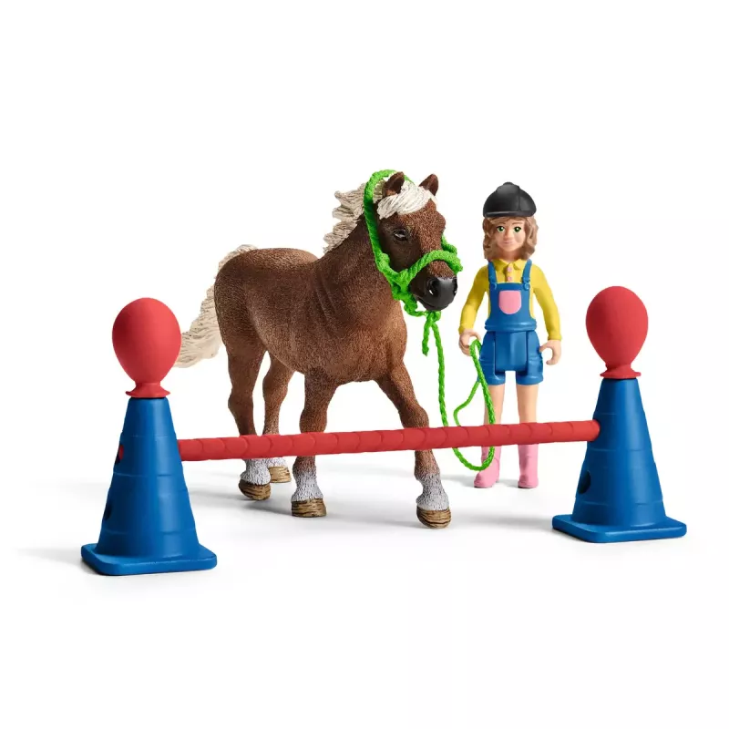 Entrenamiento de agilidad con poni Schleich 42481 Multicolor Plástico 3-8 años