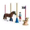 Carrera de agilidad con poni Schleich FARM WORLD 42482
