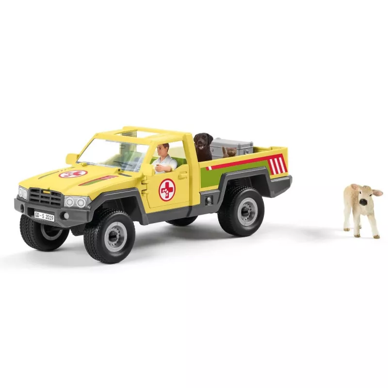 Visita al veterinario en la granja Schleich FARM WORLD 42503