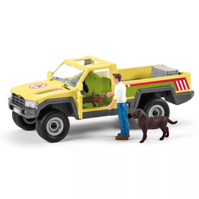 Visita al veterinario en la granja Schleich FARM WORLD 42503