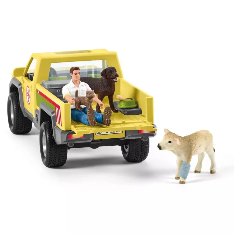 Visita al veterinario en la granja Schleich FARM WORLD 42503