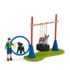 schleich Farm Life Entrenamiento de agilidad para cachorros, Farm World, 3 año(s), multicolor
