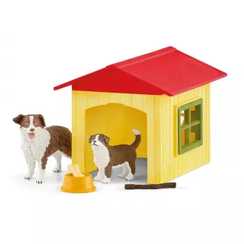Schleich FARM WORLD Caseta para perros 42573 Multicolor Edad recomendada 3+