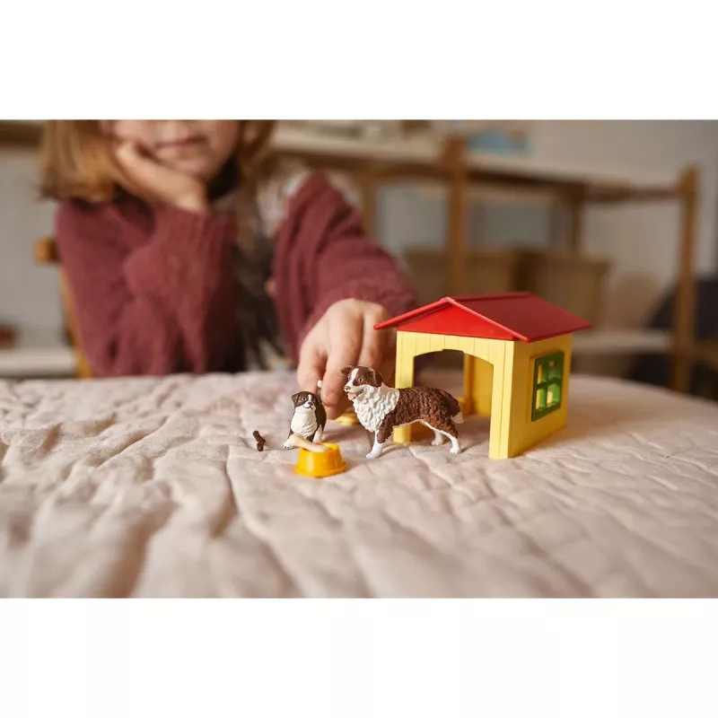 Schleich FARM WORLD Caseta para perros 42573 Multicolor Edad recomendada 3+