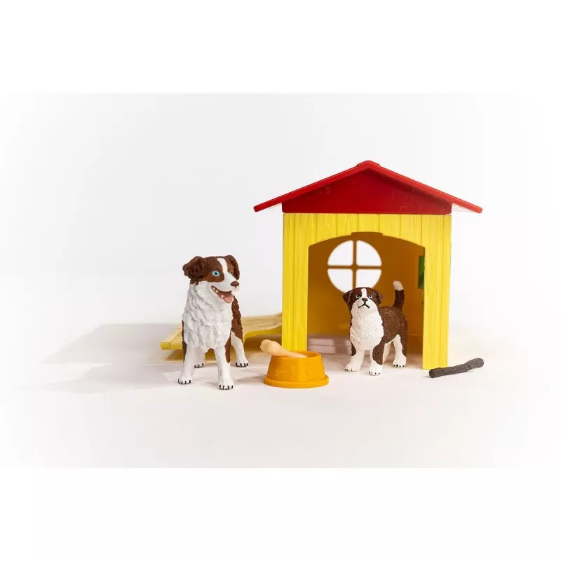 Schleich FARM WORLD Caseta para perros 42573 Multicolor Edad recomendada 3+
