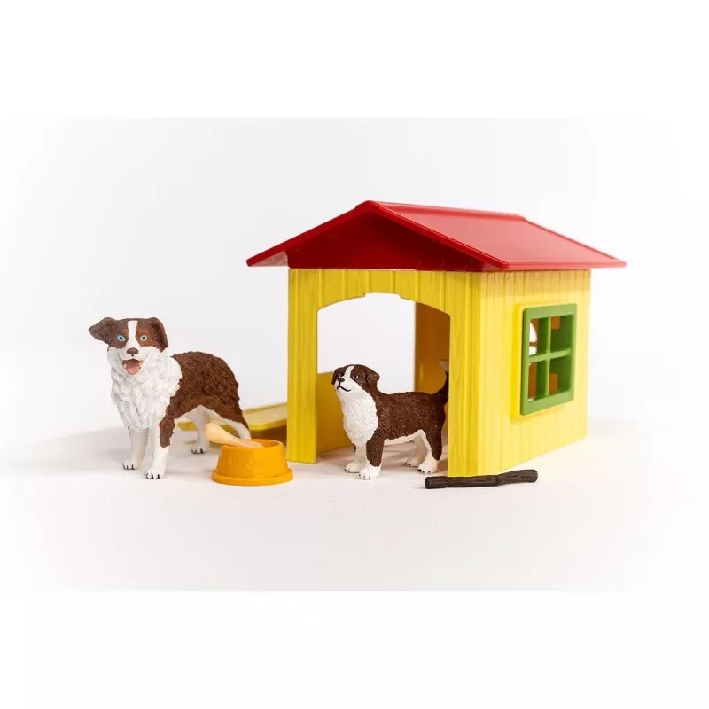 Schleich FARM WORLD Caseta para perros 42573 Multicolor Edad recomendada 3+