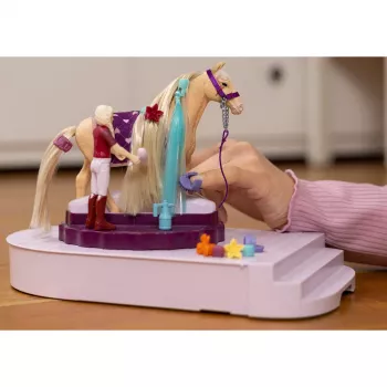 schleich HORSE CLUB Sofias Beauties Estación de cuidado de caballos, pelo de cepillo, caballos, 3 año(s), multicolor