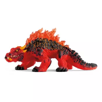 schleich ELDRADOR CREATURES Lagarto de magma, 7 año(s), mundo de lava, monstruos y dragones, negro, rojo, plástico