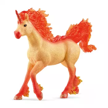 Juguete Schleich BAYALA Semental unicornio de fuego Elementa Naranja 70756S
