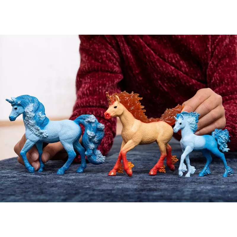 Juguete Schleich BAYALA Semental unicornio de fuego Elementa Naranja 70756S