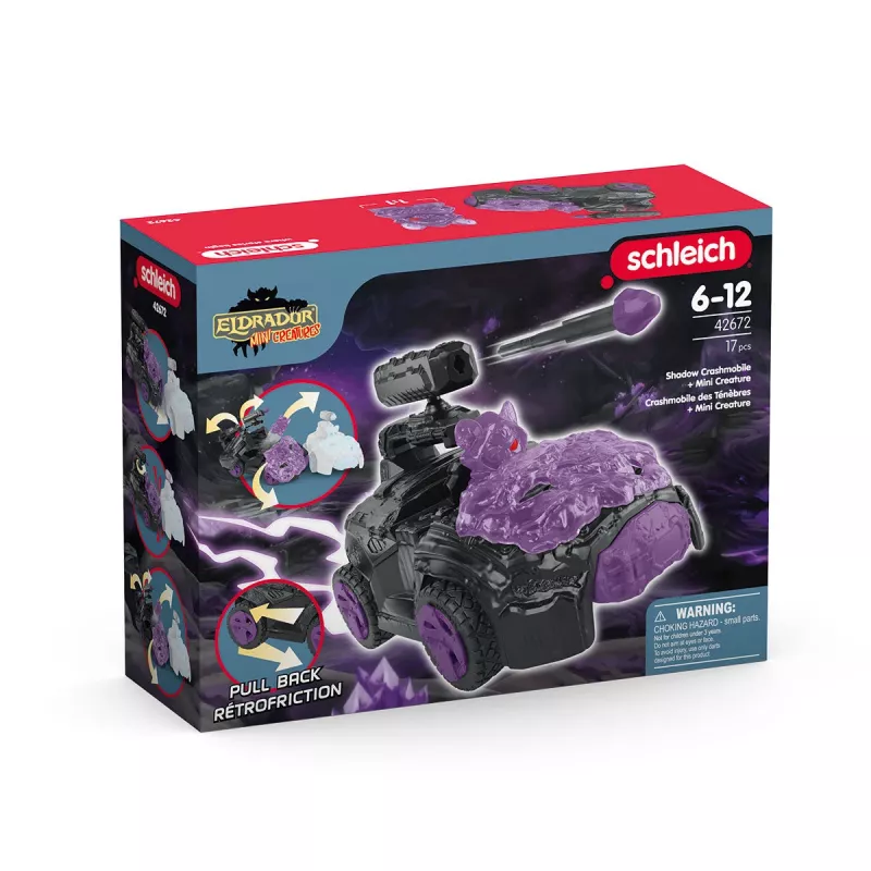 Schleich Shadow CrashMobile con minicriatura Negro Morado 42672