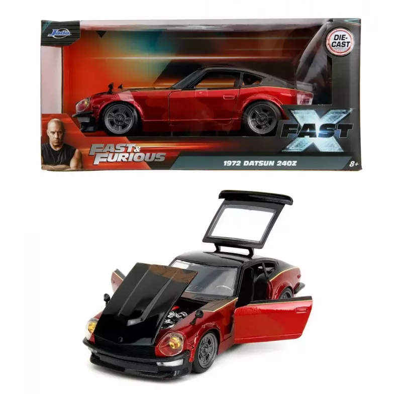 Coche Jada Toys 253203090 Fast & Furious metal plástico goma negro rojo