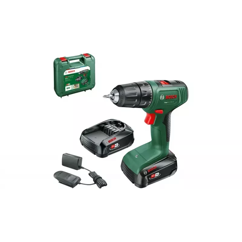 Bosch EasyDrill 18V-40 1630 rpm sin llave 1,3 kg negro, verde