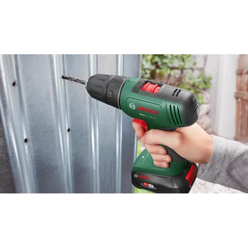 Bosch EasyDrill 18V-40 1630 rpm sin llave 1,3 kg negro, verde