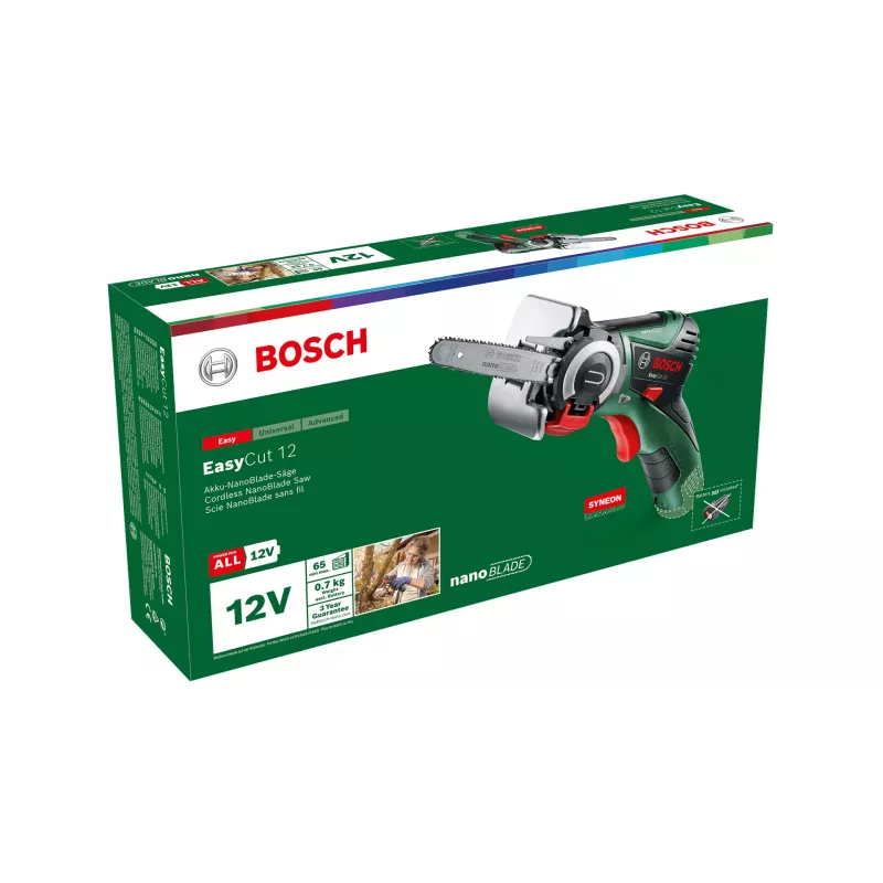 Bosch EasyCut 12 sierra nanoBLADE inalámbrica, solo (sin batería)