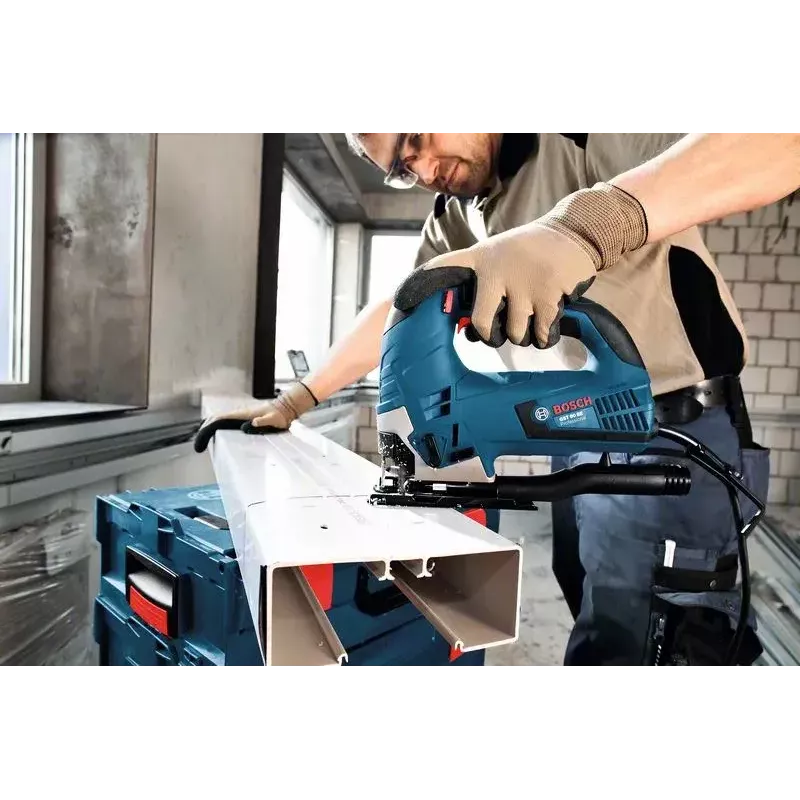 Bosch GST 90 E Professional 060158G000 sierra de calar, 650 W, con maletín, azul/negro