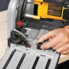 DeWALT DWS520KTR-QS sierra circular de inmersión, set, 1300 W, 165 mm, con carril guía, T STAK-Box VI, amarillo/negro