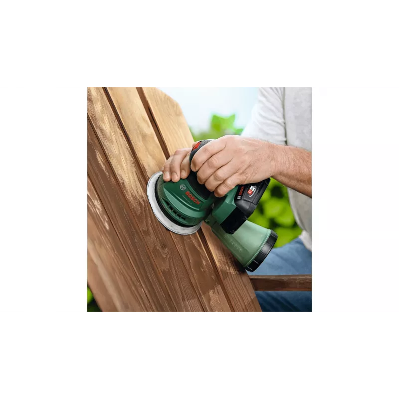 Bosch EasyOrbit 18V-10 (Baretool), lijadora excéntrica, negro, verde, plástico, Alemania, 23000 rpm, 1 mm