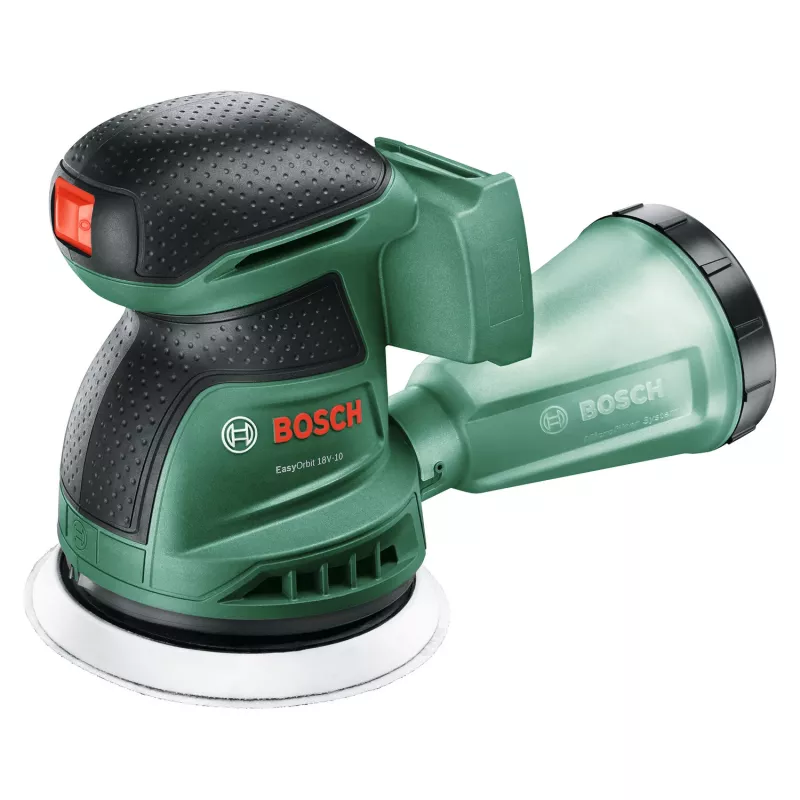 Bosch EasyOrbit 18V-10 (Baretool), lijadora excéntrica, negro, verde, plástico, Alemania, 23000 rpm, 1 mm