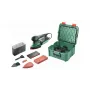 Bosch PSM 200 AES 06033B6002 lijadora multi, 200 W, set de accesorios de 29 piezas, SystemBox, verde/negro