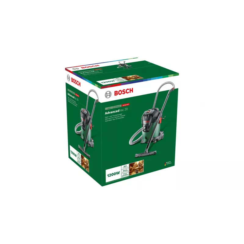 Bosch AdvancedVac 20 300 AW 20 L Negro, Verde