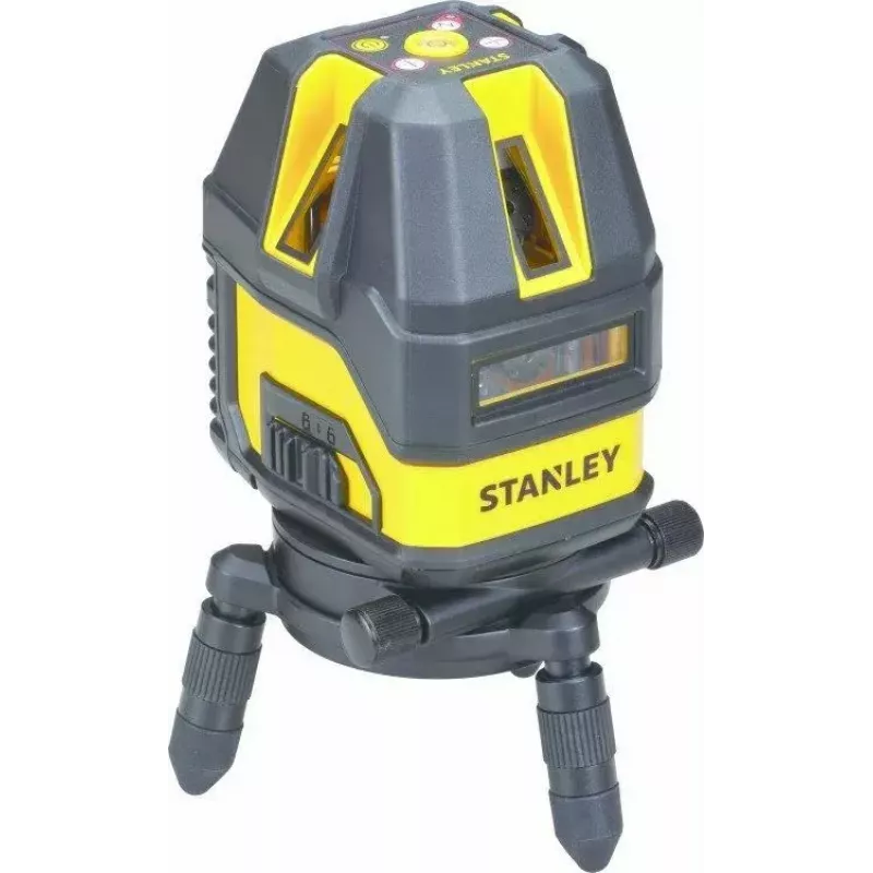 Nivel láser STANLEY Multi-Line STHT77514-1 — láser rojo, 4 líneas verticales y 1 horizontal