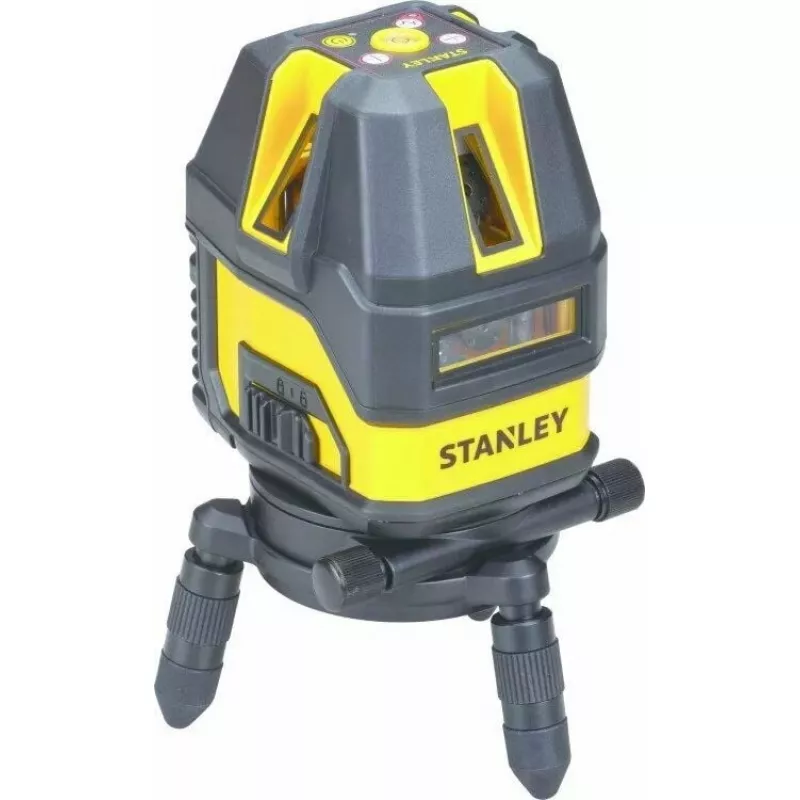Nivel láser STANLEY Multi-Line STHT77514-1 — láser rojo, 4 líneas verticales y 1 horizontal